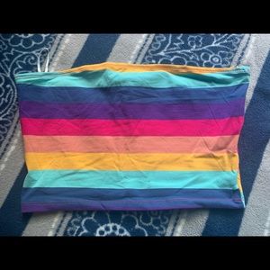 Rainbow tube top